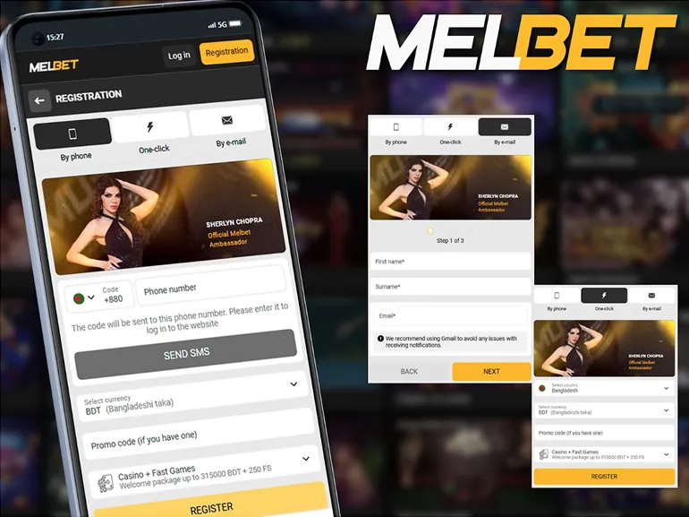 Creating Melbet account in Morocco